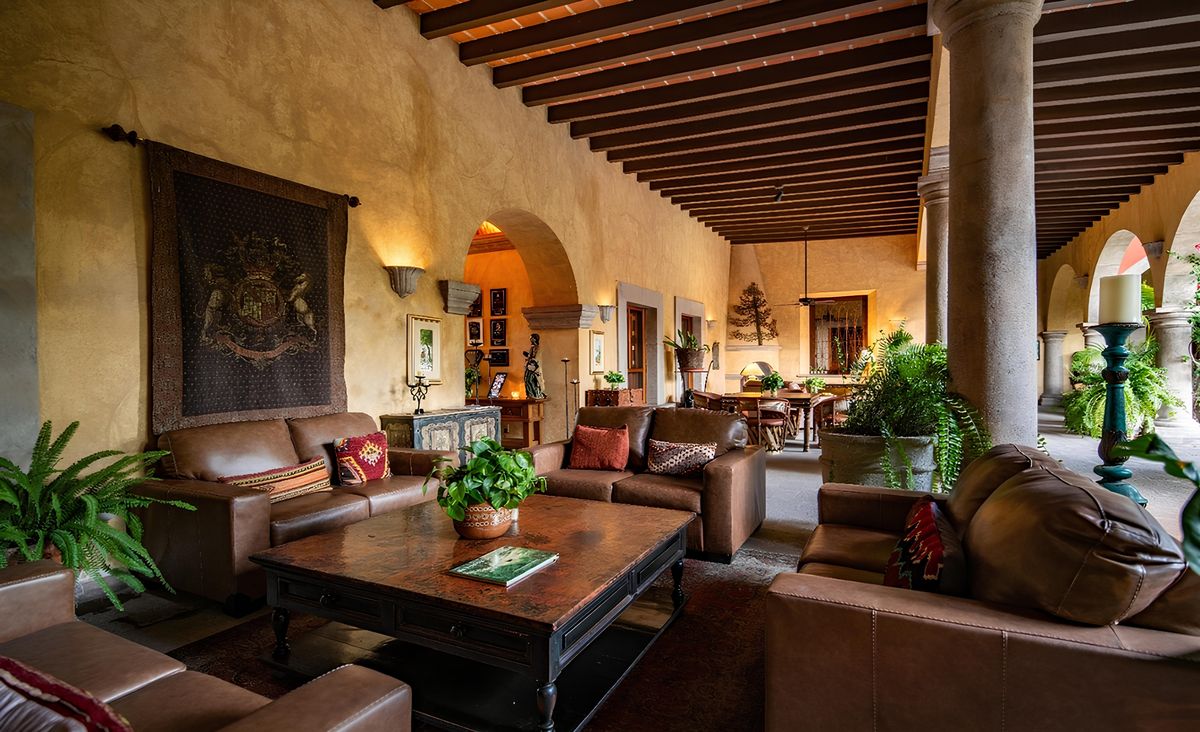 Inside Hacienda de los Santos
